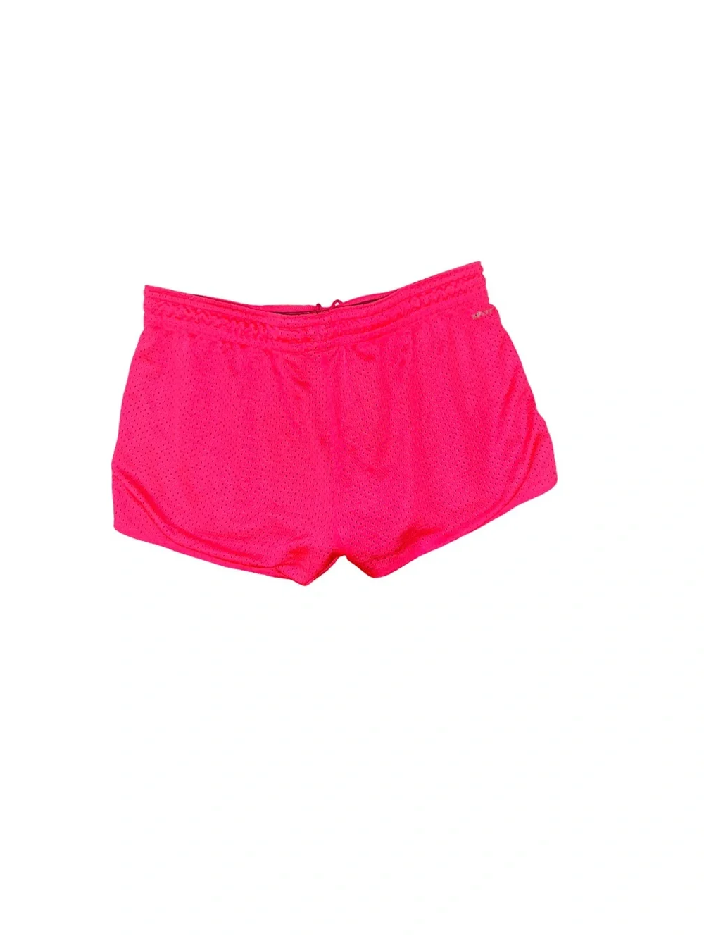 Y2K neon pink Nike‎ Dri-Fit mesh shorts feature a black inner lining sz S